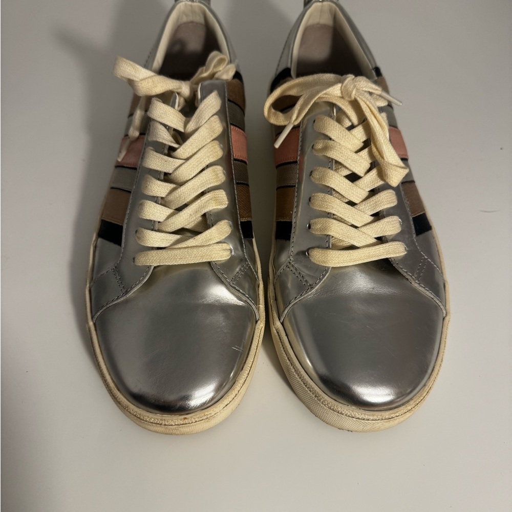 Diane Von Furstenberg Silver and Multi-Color Women's Sneakers